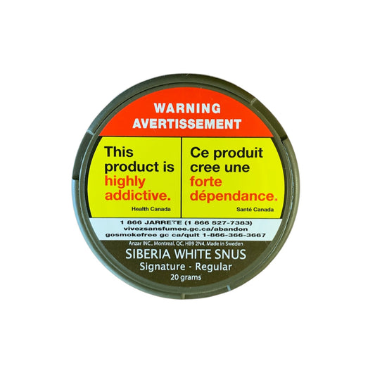 Siberia White Snus Signature Regular