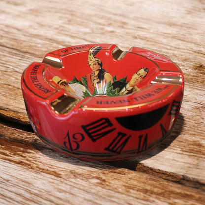 Arturo Fuente Round Ashtray Red