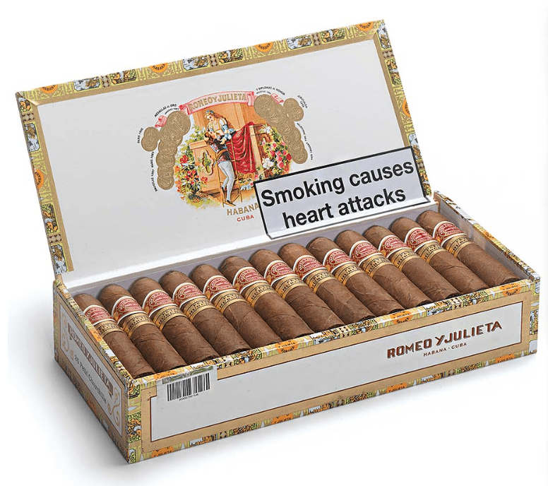 Romeo y Julieta Petit Churchills box of 25 Available online in canada
