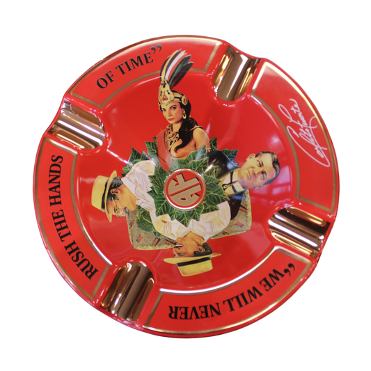 Arturo Fuente Round Ashtray Red