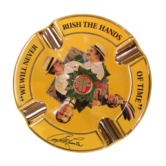 Arturo Fuente Round Ashtray Yellow