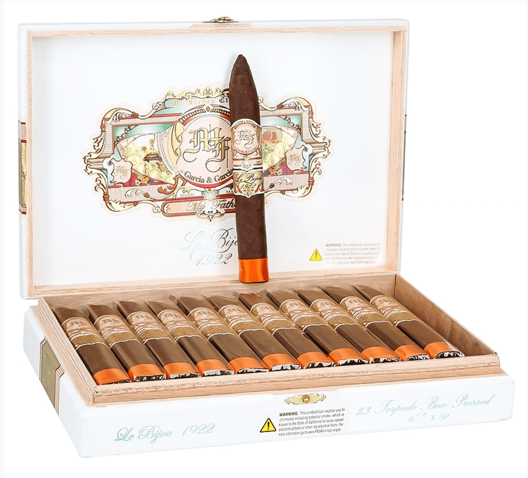 #cigar# - #Hemingway Cigars#My Father Le Bijou 1922 Torpedo Box-Pressed